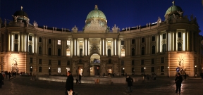 Panorama Photo Hofburg by Night - Vienna, Austria